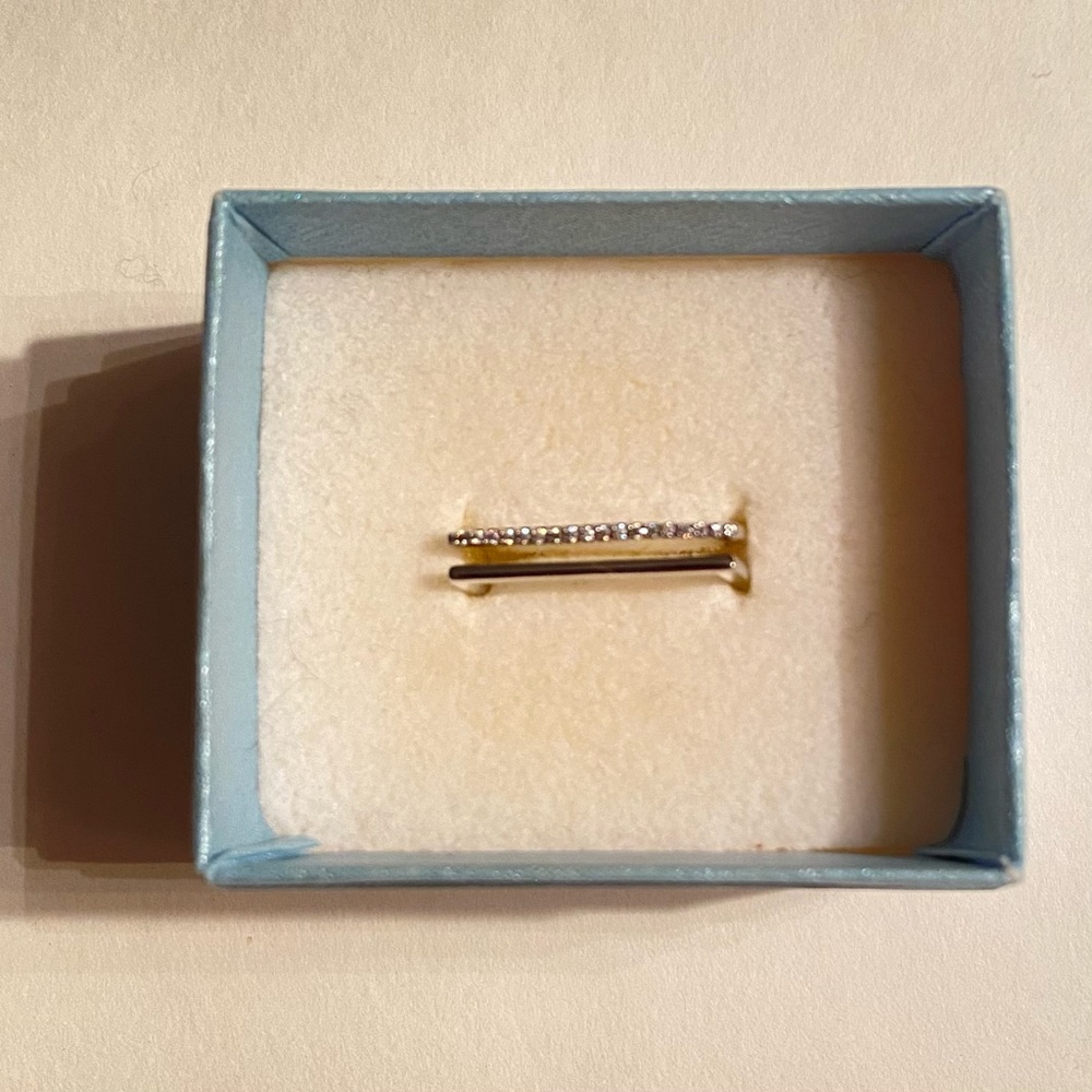 Touchstone Crystal by Swarovski Askew Ring